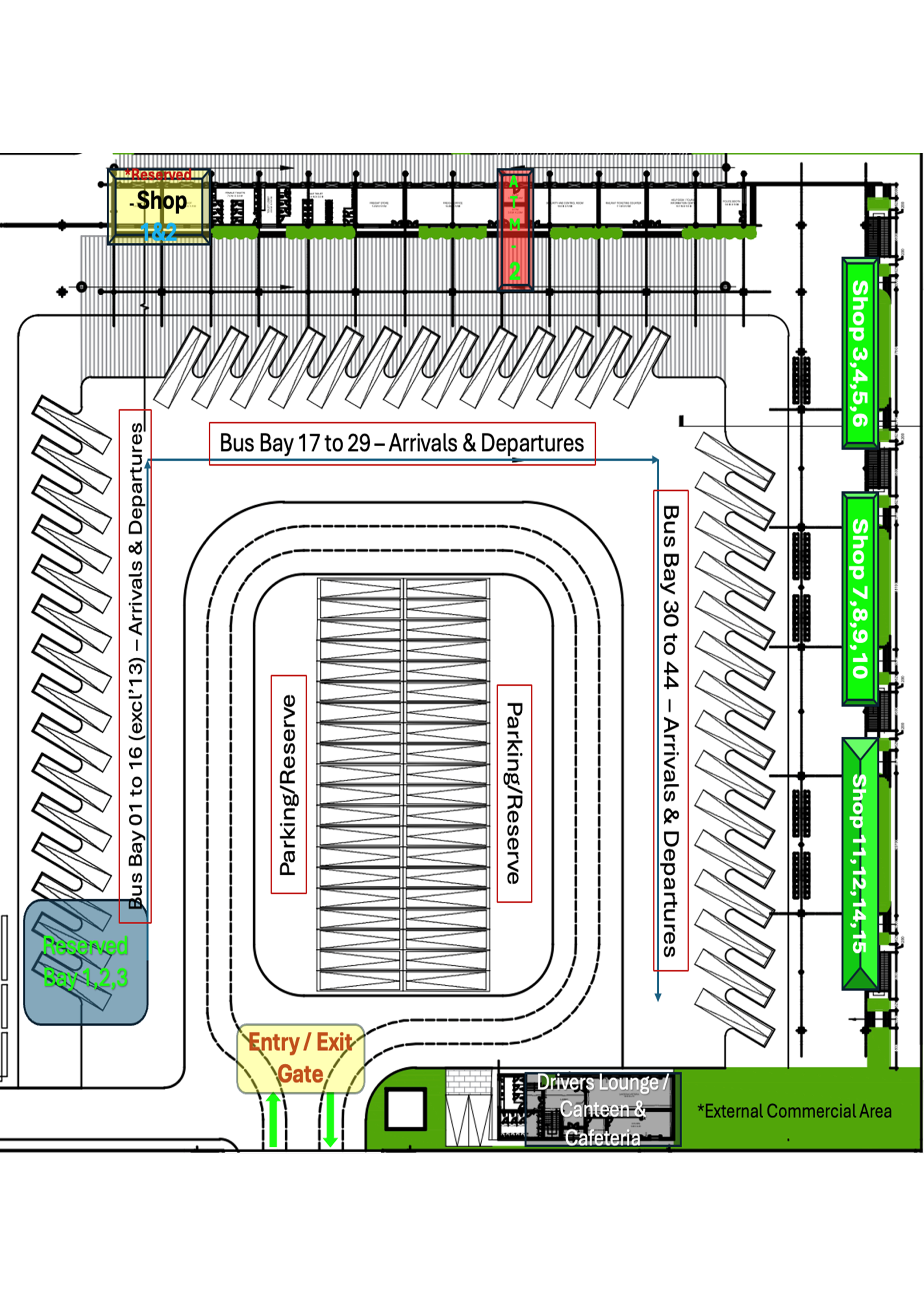 Arrivals Map